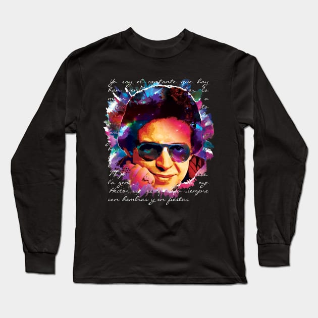 Hector Lavoe Shirt Long Sleeve T-Shirt by TheLaundryLady